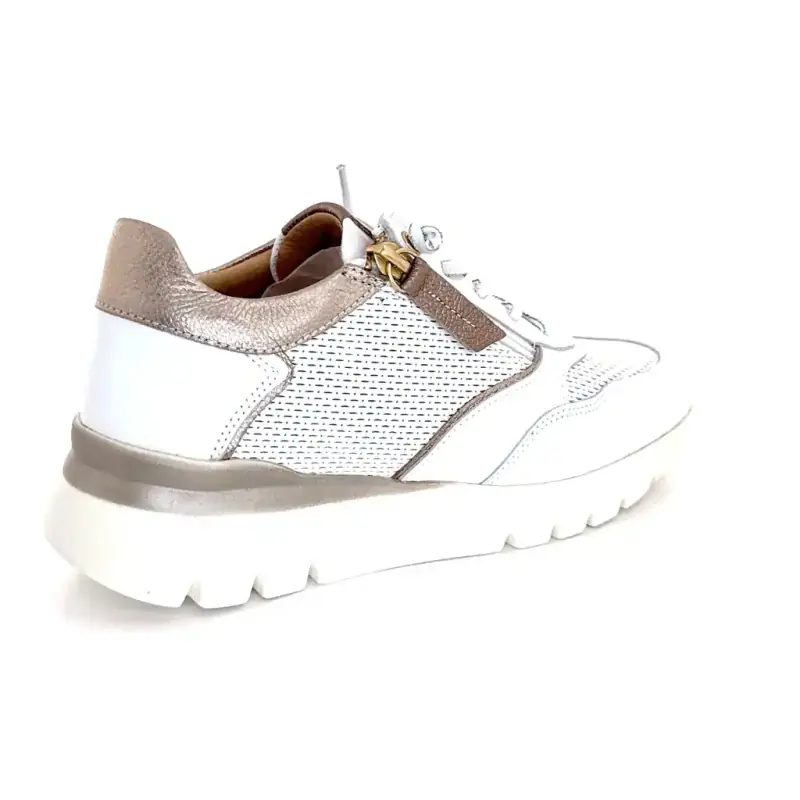 Ivoire bianca e oro avorio SS26-37 Ivoire Chaussures