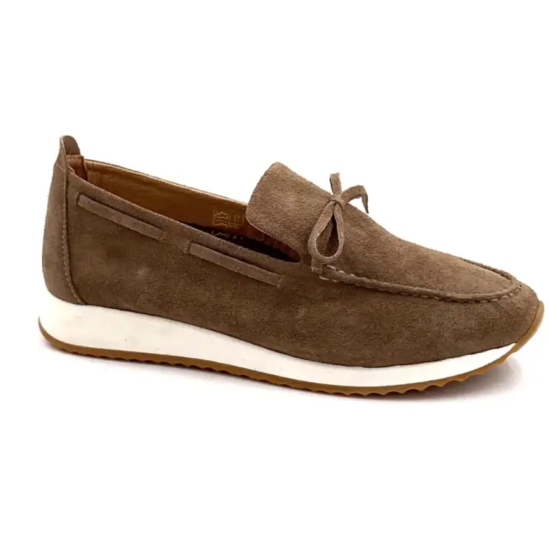 Ivoire Ss26-52 Taupe Suède Ivoire Chaussures