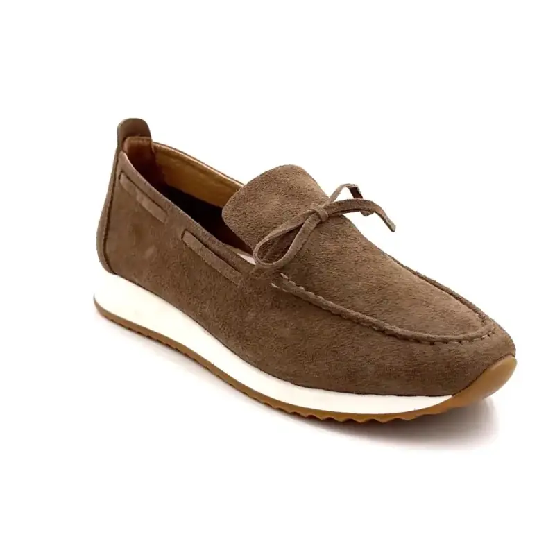 Ivoire SS26-52 Taupe Wildleder Ivoire Chaussures