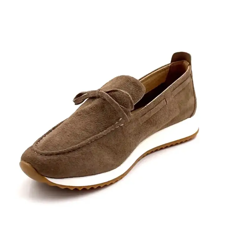 Ivoire Ss26-52 Daim Taupe Ivoire Chaussures