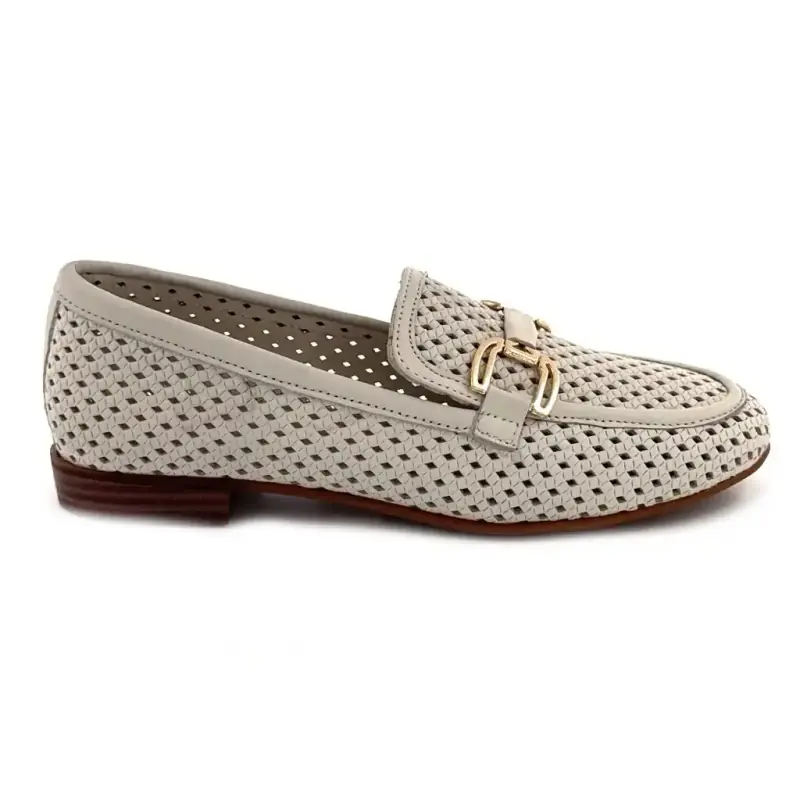Mocasin Ivoire 2025 din piele crem perforată 139,00&nbsp;€