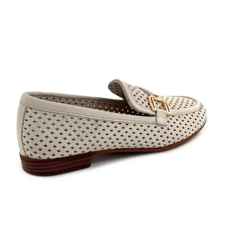 Ivoire 2025 Διάτρητο Δέρμα Κρεμ Ivoire Chaussures