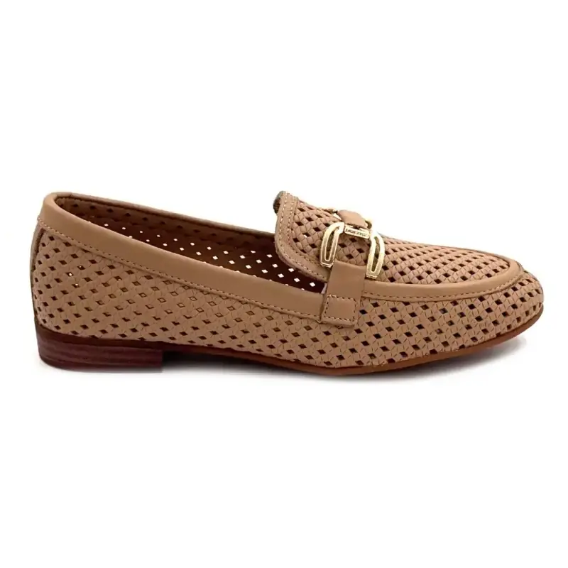 Ivoire Moccasin 2025 Perforated Leather Beige Cappuccino €139.00