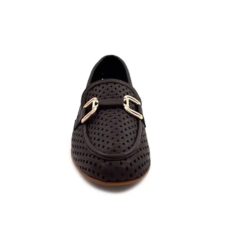 Ivoire 2025 Geperforeerd Bruin Leer Ivoire Chaussures