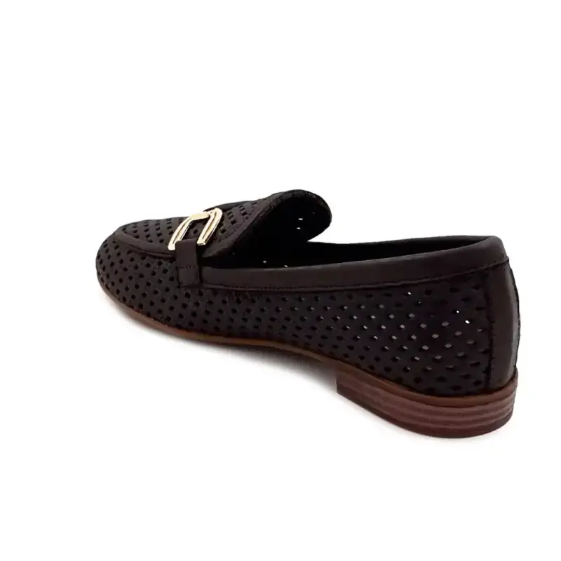 Ivoire 2025 Perforerat brunt läder Ivoire Chaussures