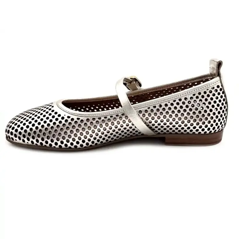 Ivoire 58304 Cuir Métal Ivoire Chaussures