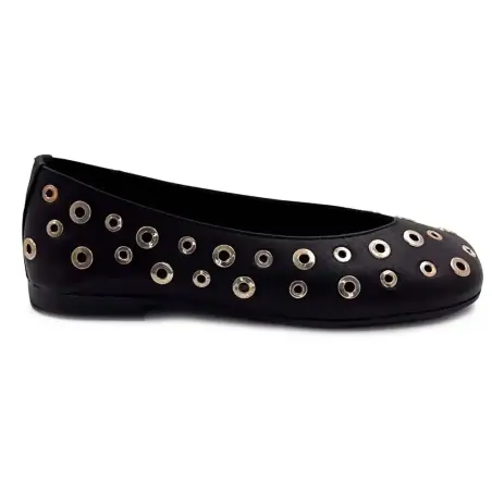 Baleriny w kolorze kości Ivoire 58301, czarne, skórzane 129,00&nbsp;€