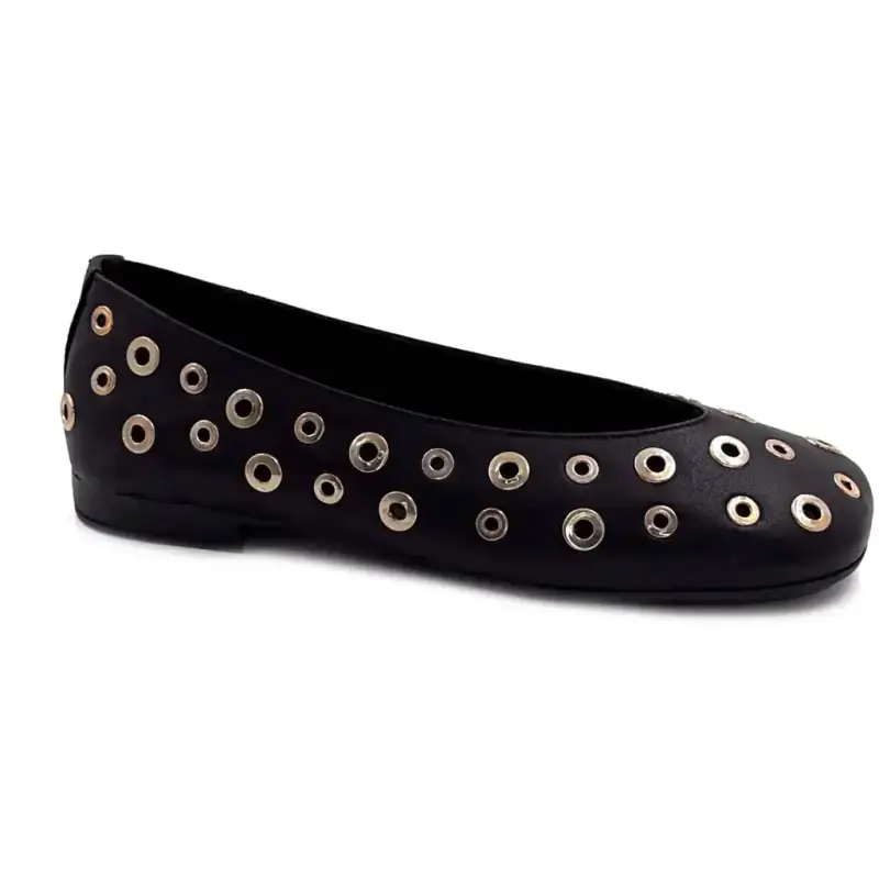 Ivoire 58301 Black Leather Ivoire Chaussures