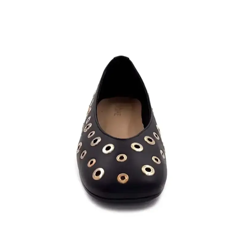 Ivoire 58301 Black Leather Ivoire Chaussures