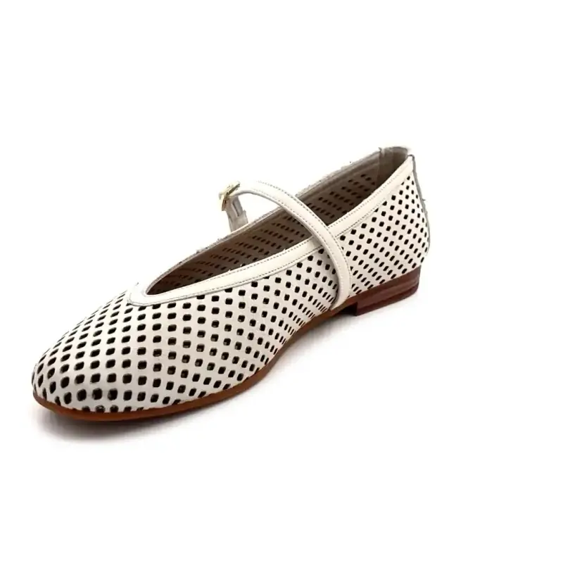 Ivoire 124007 Cuir Crème Ivoire Chaussures