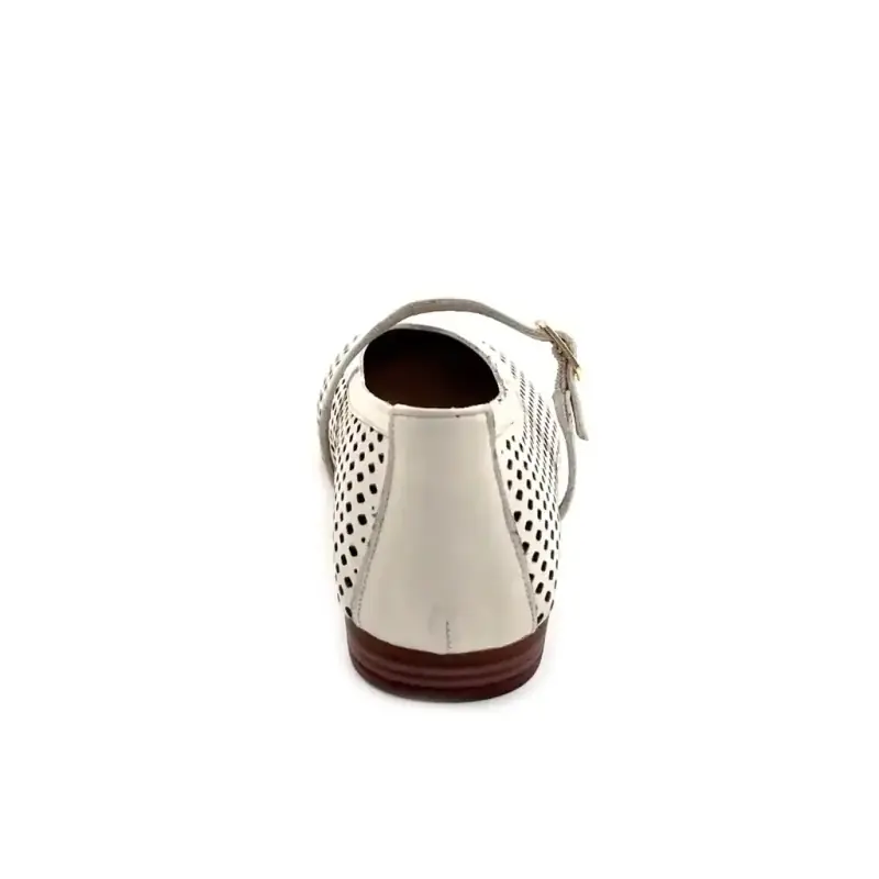 Ivoire 124007 Creme Leder Ivoire Chaussures