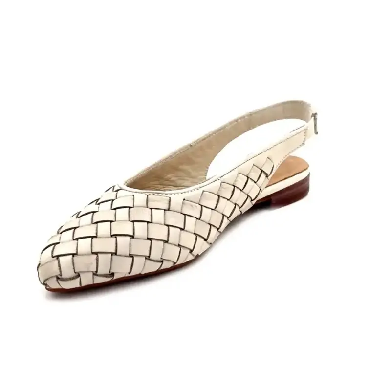 Ivoire 716052 Flettet skinn Kremfarget Marshmallow Ivoire Chaussures