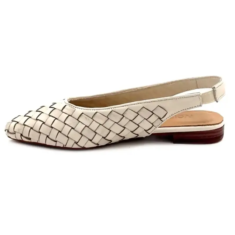 Ivoire 716052 Cuero trenzado Crema Malvavisco Ivoire Chaussures