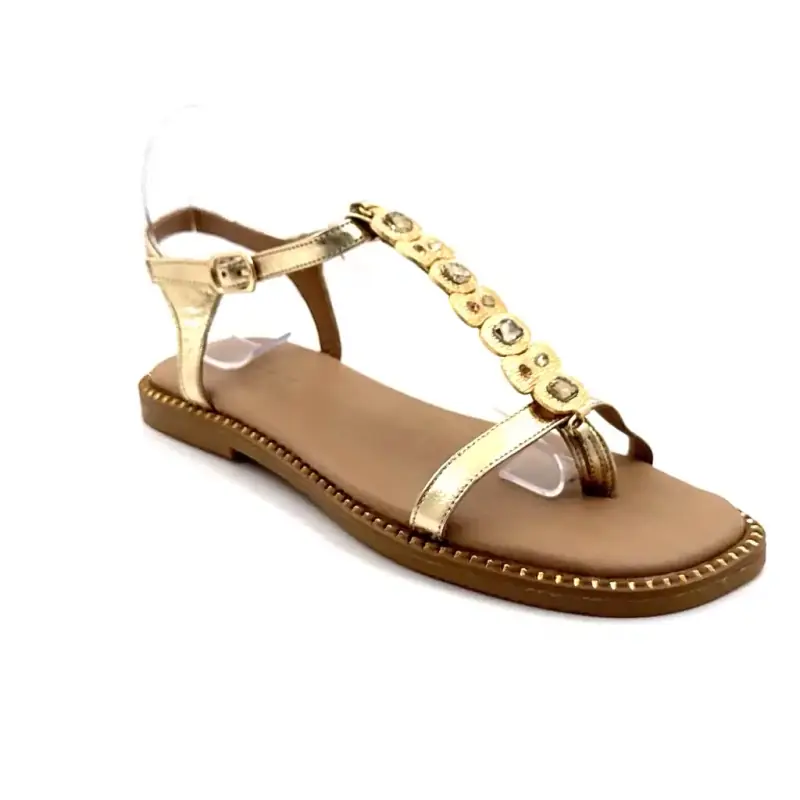 Ivoire Tml 81v Guld Läder Ivoire Chaussures