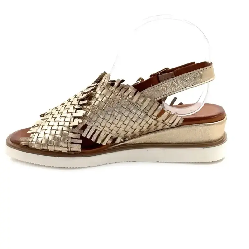 Ivoire 04 83-1060 Gold Leather Ivoire Chaussures