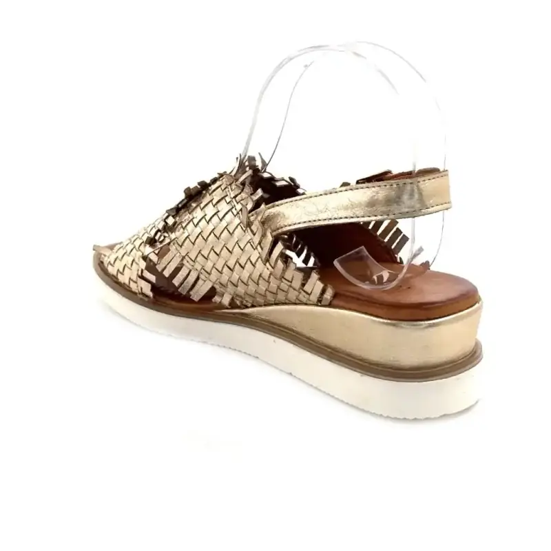 Ivoire 04 83-1060 Gold Leather Ivoire Chaussures