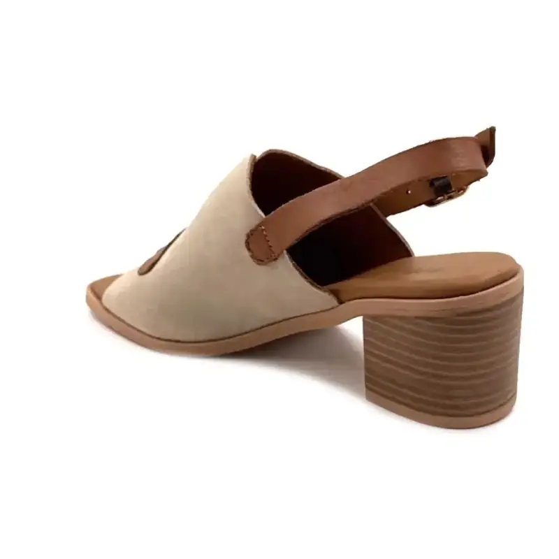 Ivoire 500 2699 Ante beige y piel de camello Ivoire Chaussures