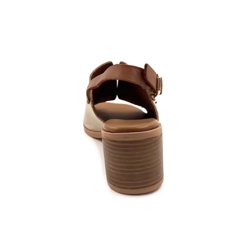 Ivoire 500 2699 Ante beige y piel de camello Ivoire Chaussures