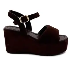 Σανδάλια Ivoire Orl 1112 Καφέ σουέτ %price%