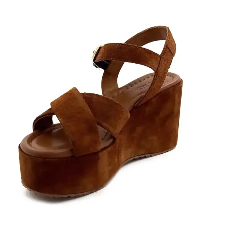 Ivoire Orl 1122 Brown Suede Ivoire Chaussures
