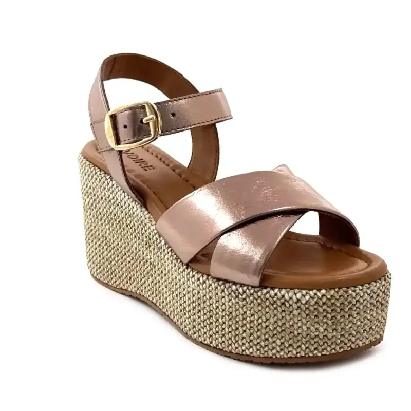 Ivoire Orl 1122 Piele Metal Auriu Roz Ivoire Chaussures