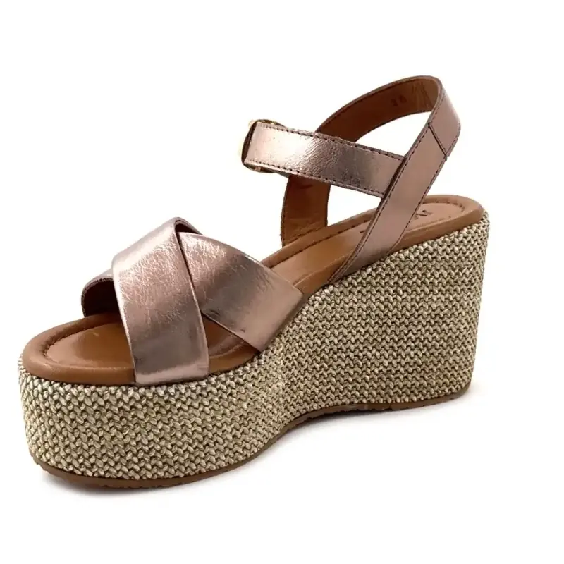 Ivoire Orl 1122 Δέρμα Μέταλλο Ροζ Χρυσό Ivoire Chaussures