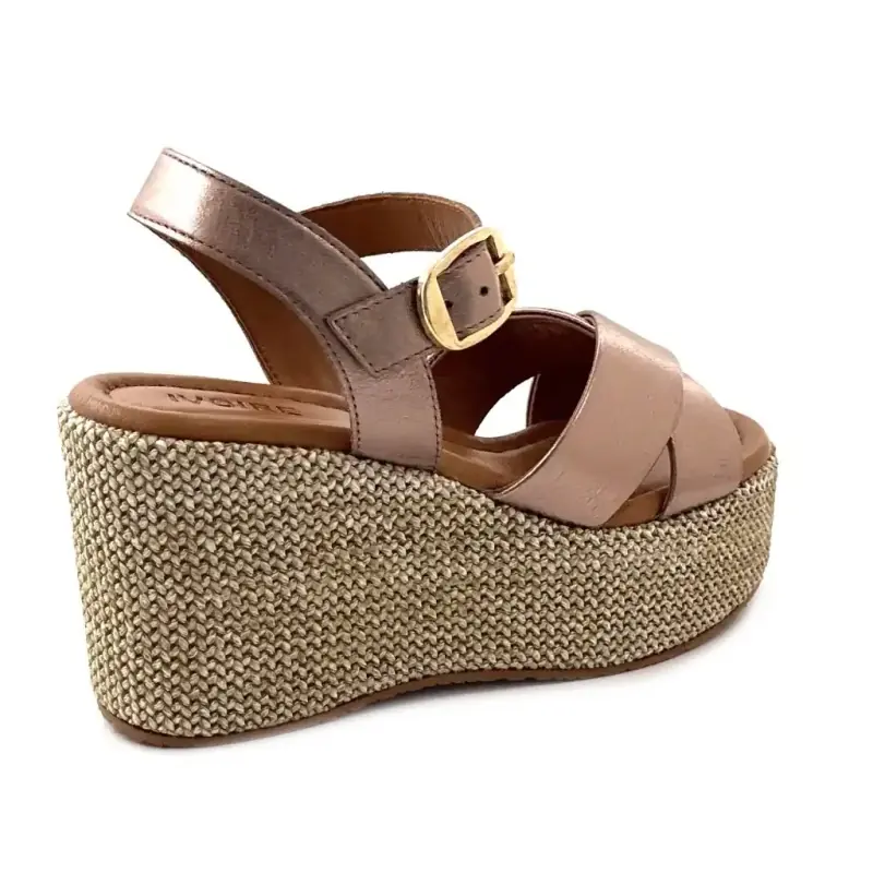 Ivoire Orl 1122 Lær Metall Roségull Ivoire Chaussures