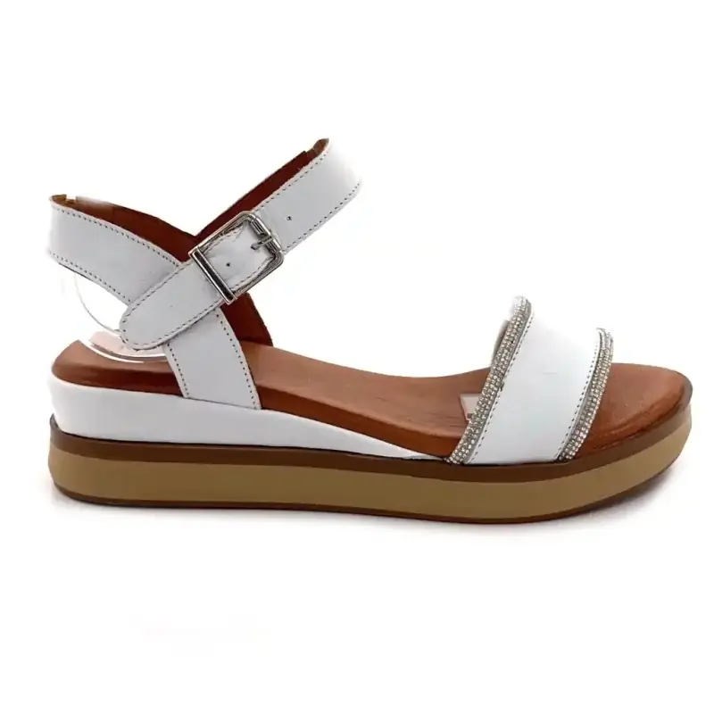 Sandalias de plataforma Ivoire 03 mc 6653 Piel blanca 109,00&nbsp;€