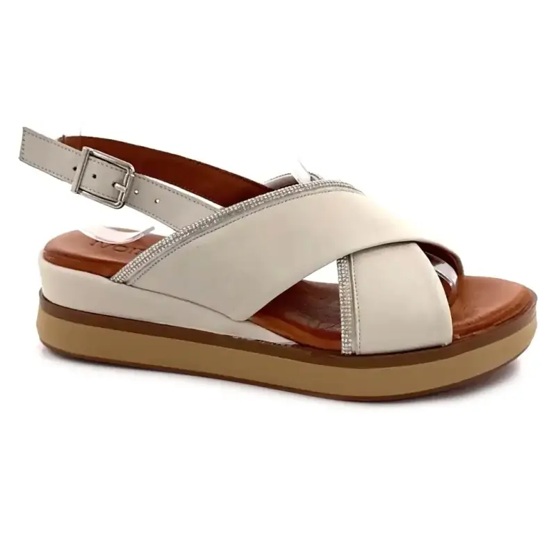 Ivoire 03-mc-6651 Cremefarvet læder Ivoire Chaussures