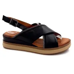 Ivoire sandal 03-mc-6651 Svart läder %price%