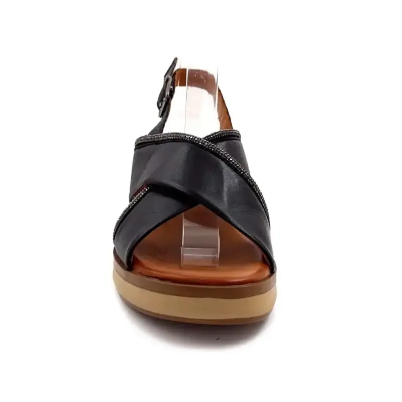 Ivoire 03-mc-6651 Μαύρο Δέρμα Ivoire Chaussures