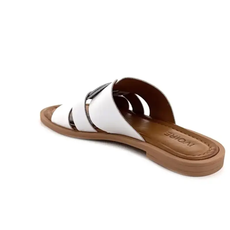 Ivoire 02-27180 Cuero blanco Ivoire Chaussures