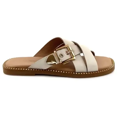 Ivoire Mules Tml 21v Cremefarbenes Leder 109,00&nbsp;€
