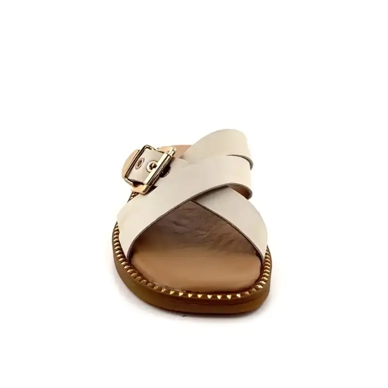Ivoire Tml 21v Cuir Crème Ivoire Chaussures