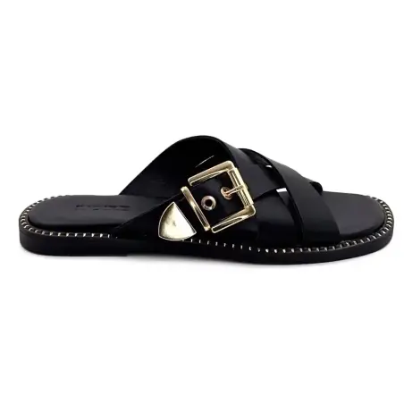 Saboți Ivoire Tml 21v din piele neagră 109,00&nbsp;€