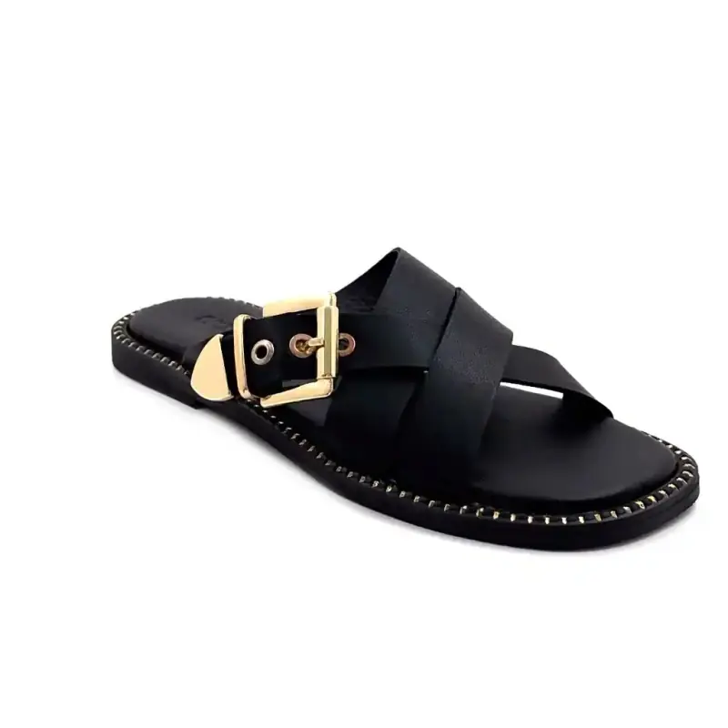 Ivoire Tml 21v Black Leather Ivoire Chaussures