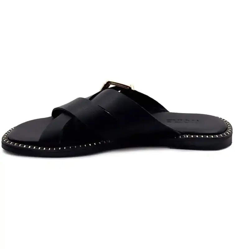 Ivoire Tml 21v svart skinn Ivoire Chaussures