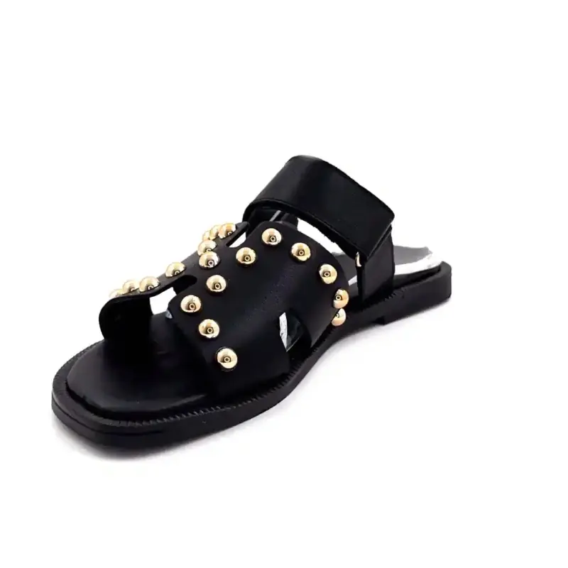 Ivoire Tml 16t σε ιβουάρ χρώμα και χρυσά καρφιά Ivoire Chaussures