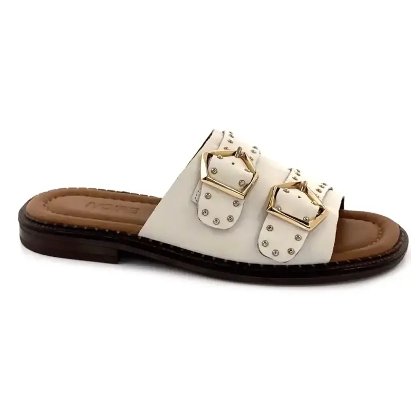 Ivoire 500 2547 Piele crem și detalii aurii Ivoire Chaussures
