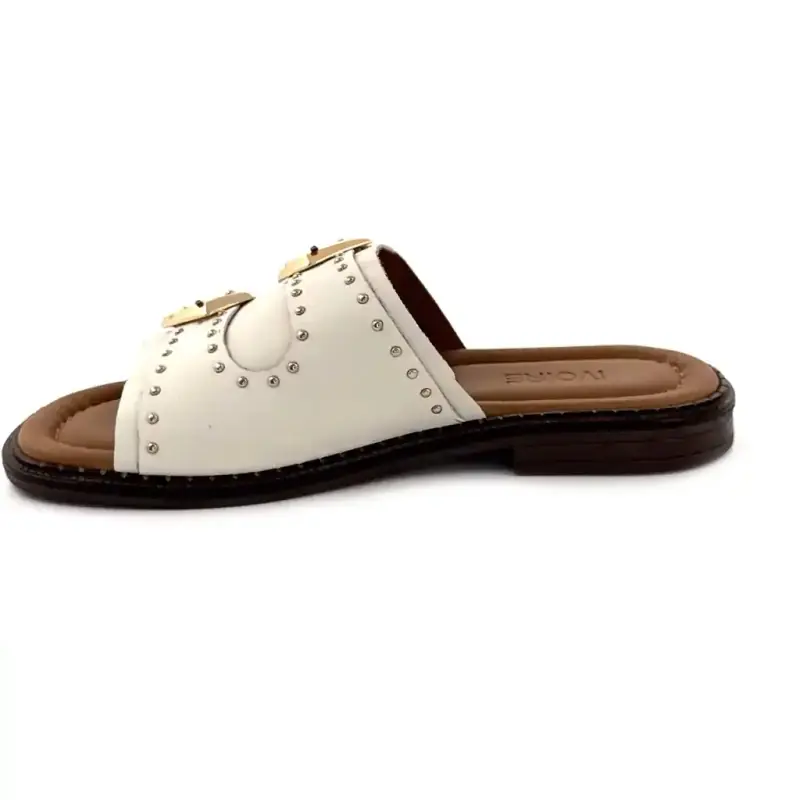Ivoire 500 2547 Piel color crema y detalles dorados Ivoire Chaussures