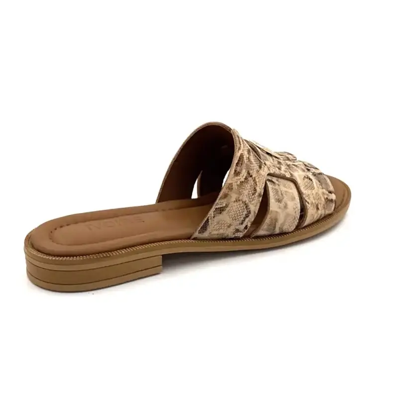 Ivoire 500 2401 Cuir Motif Réptile Ivoire Chaussures