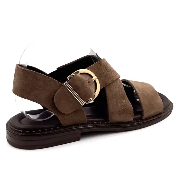 Ivoire 500 2726 Taupe semsket skinn Ivoire Chaussures