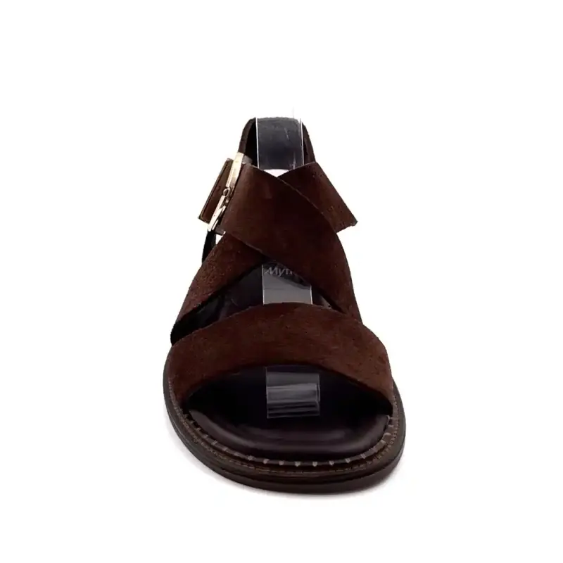 Ivoire 500 2726 Piele întoarsă maro Ivoire Chaussures