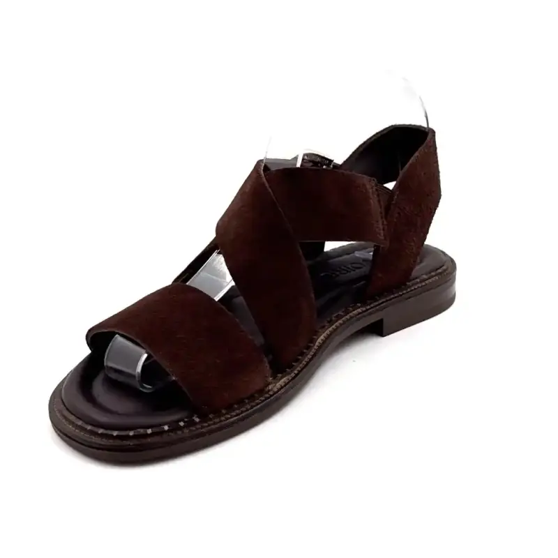 Ivoire 500 2726 Barna velúr Ivoire Chaussures