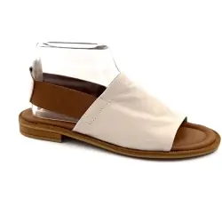 Σανδάλια Ivoire 500 2413 Κρεμ Δέρμα %price% %shop-name%