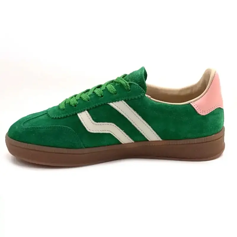 Gant 32533197 Cuzima in pelle e camoscio verde Ivoire Chaussures