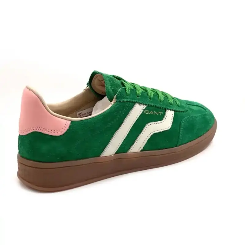 Gant 32533197 Cuzima Leather & Suede Green Ivoire Chaussures