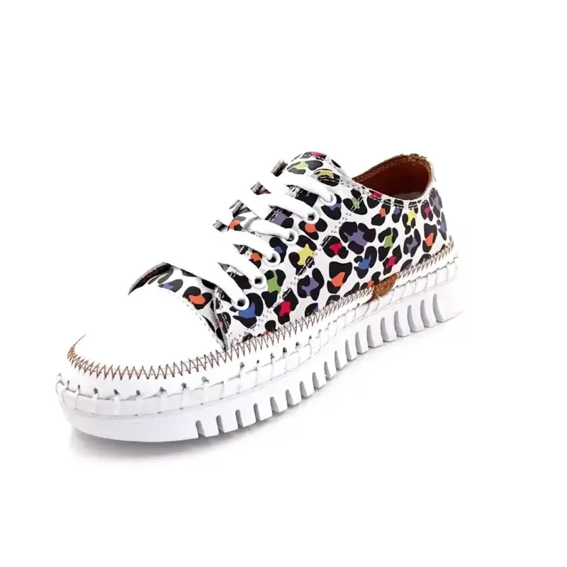 Ivoire 193 314 Sølvskinn og Leo Multi Ivoire Chaussures