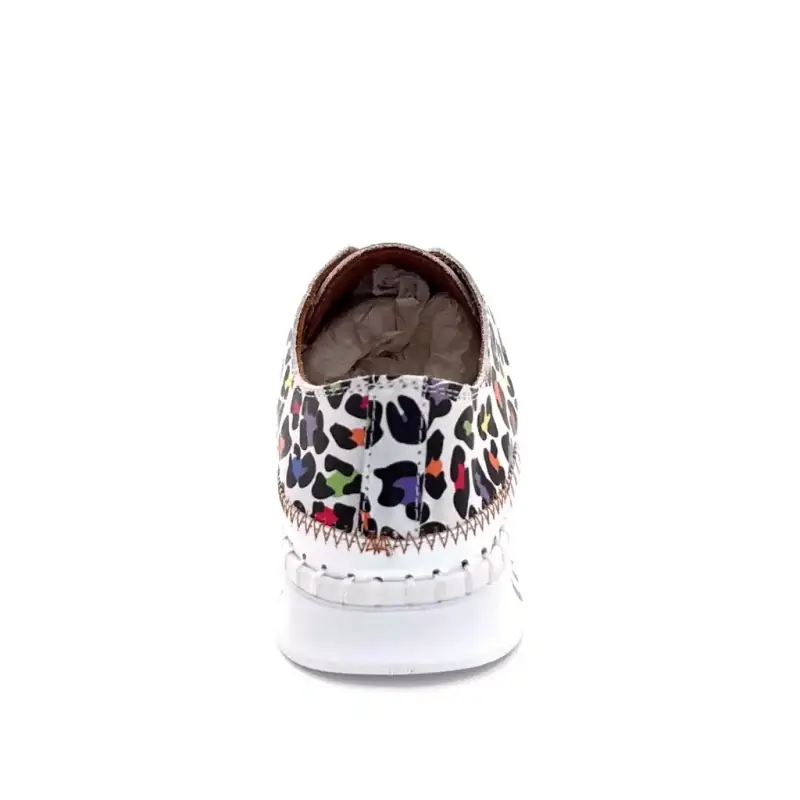 Ivoire 193 314 Silber Leder & Leo Multi Ivoire Chaussures