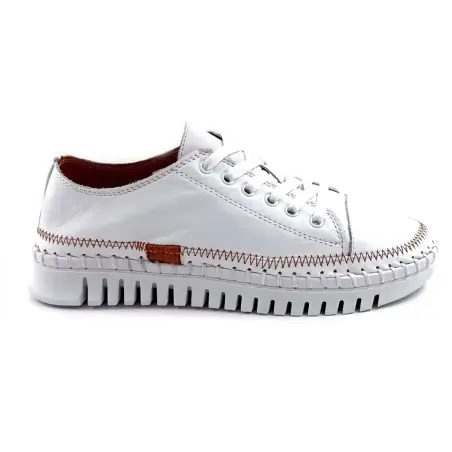 Zapatillas deportivas Ivoire suave 158 1809 Piel blanca 89,00&nbsp;€